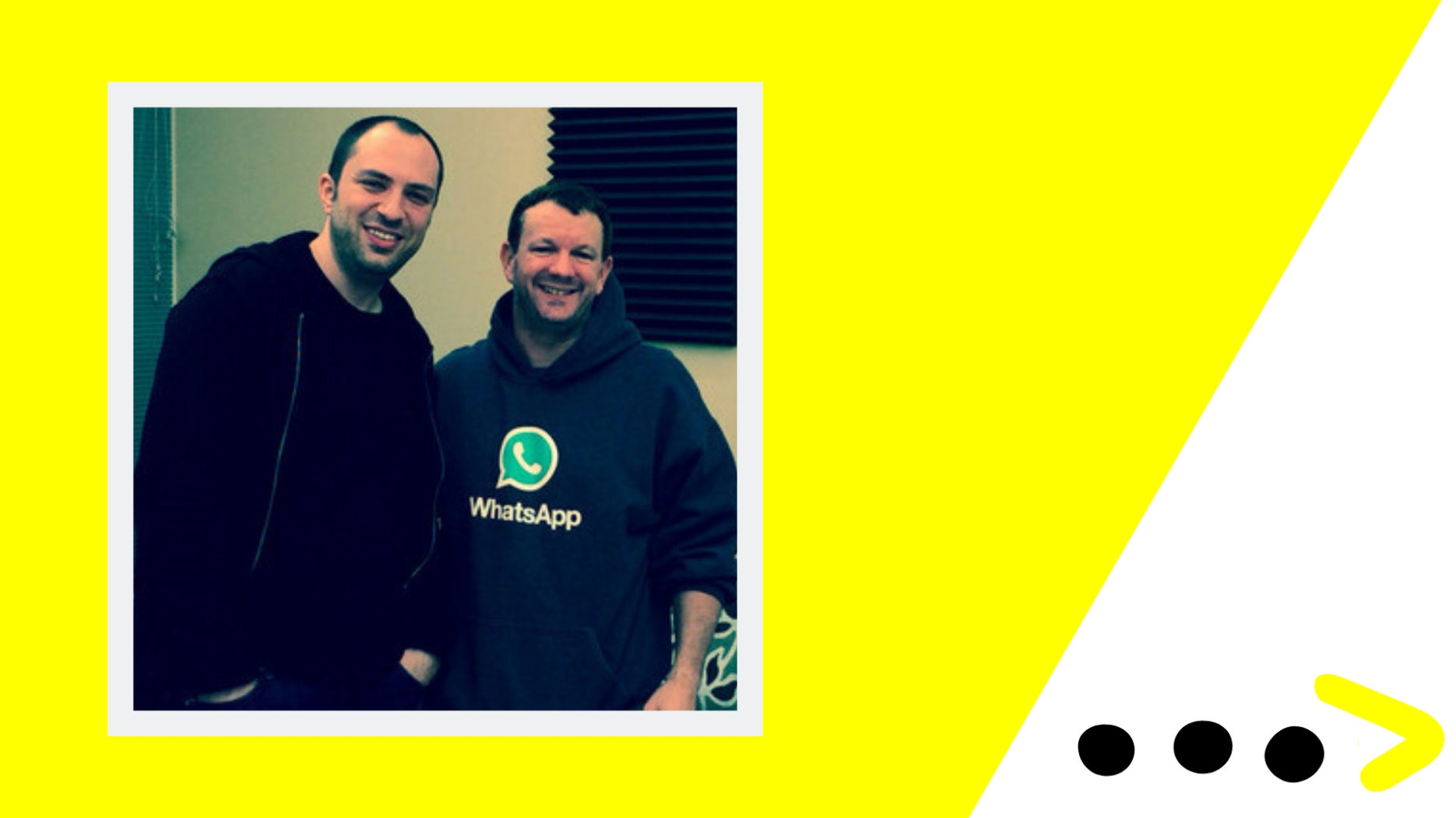 WhatsApp Founders Brian Acton and Jan Koum.